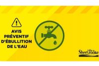Avis d’ébullition à Sherbrooke : plusieurs secteurs touchés